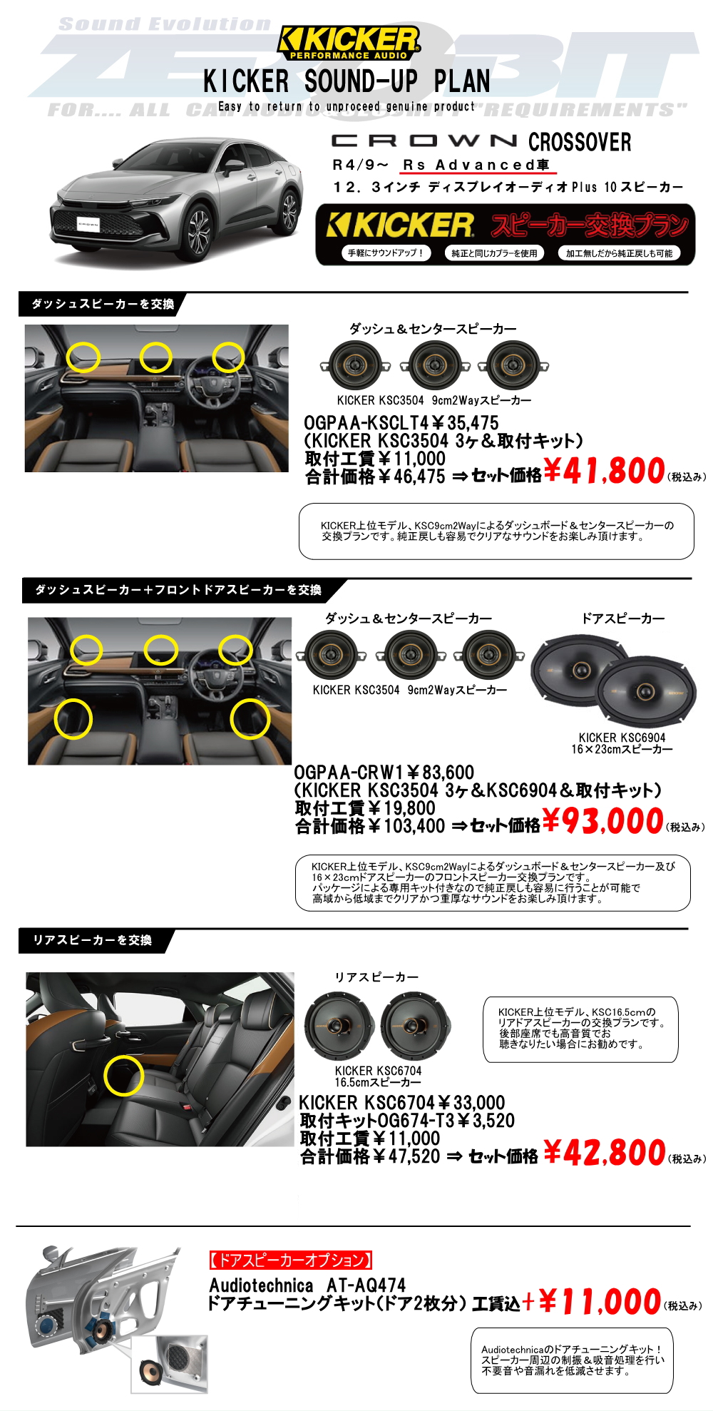 車種別プランTOYOTA｜カスタムカーオーディオ・カーセキュリティーの 